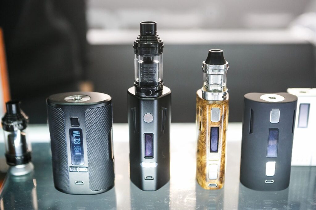 Vape devices in varied styles and finishes—find your perfect setup at the top-rated vape store in Tulsa.