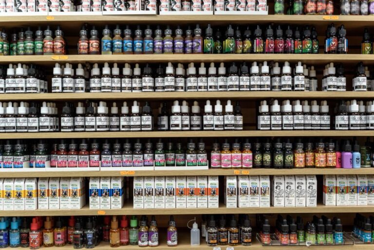 Flavor-packed vape juices and e-liquids in assorted brands—top-tier inventory at Head Shop Sapulpa.