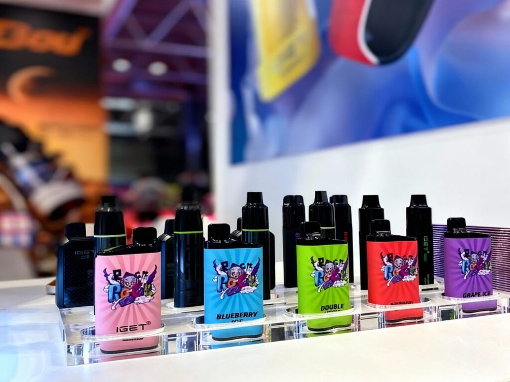 Vibrant row of vape mods on display at CBD Store Sapulpa, your go-to spot for top-quality CBD vaping gear and accessories in the area.