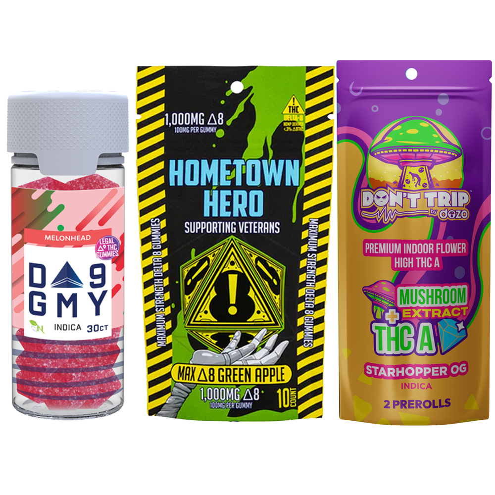 Delta 8, 9, & 10 Products