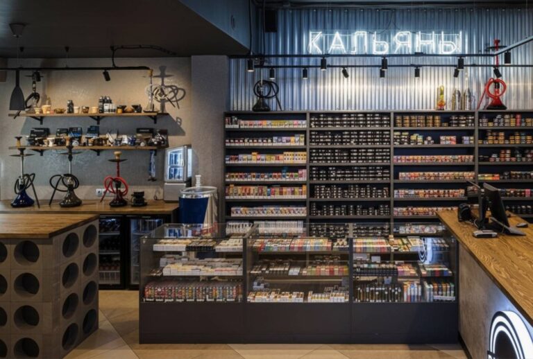 Modern Delta 8 Store Owasso interior with premium hookahs, vapes & flavors fully stocked.