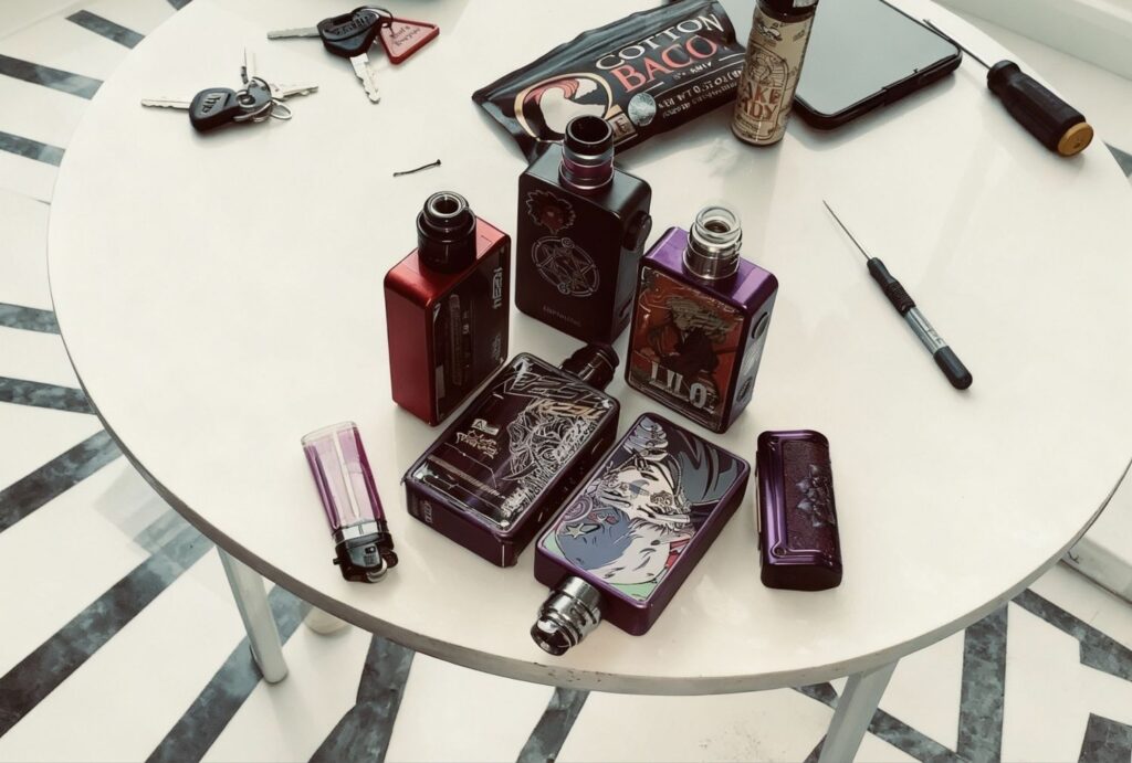 Custom anime & Centaurus vape mods with Cotton Bacon and juice at Vape Store Broken Arrow.