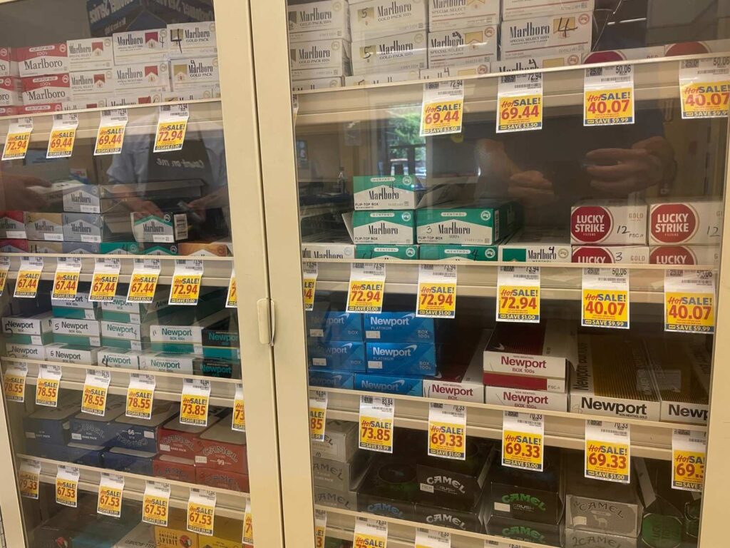 Cigarette packs from Marlboro, Newport, Camel, and more—shop deals at the top-rated cigarette shop in Tulsa.