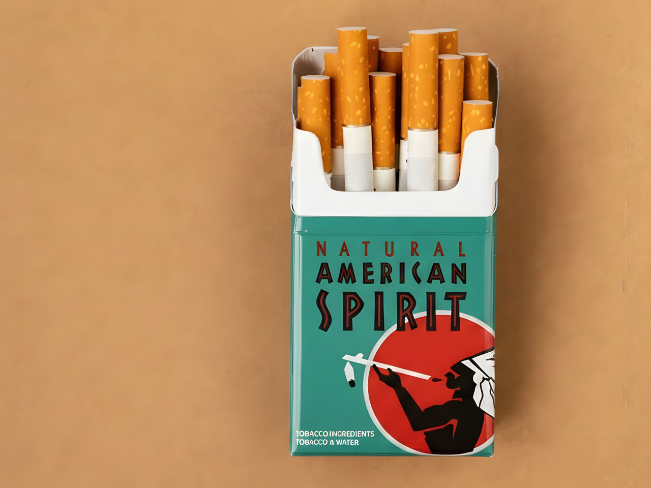 Menthol Natural American Spirit green box cigarettes in stock at a cigarette shop Tulsa with premium tobacco.