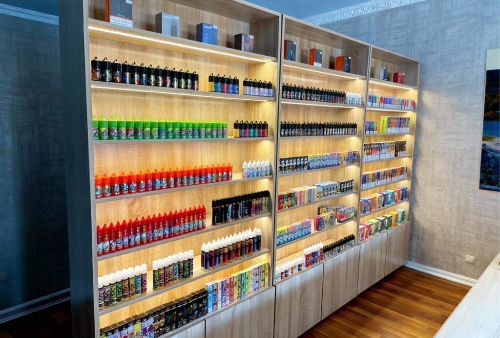 Wall-to-wall premium e-juice flavors at N20 Owasso – best vape selection in Owasso OK