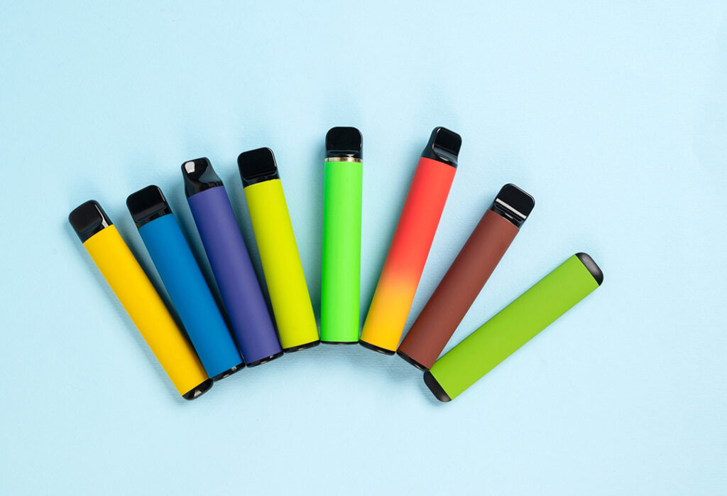 Diverse inventory of e-liquids, vape mods, and the best disposable vapes Tulsa shoppers are looking for at a local shop.