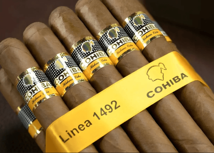 Premium Cohiba Linea 1492 cigars available at a cigar shop Owasso for enthusiasts seeking authentic Cuban flavors.